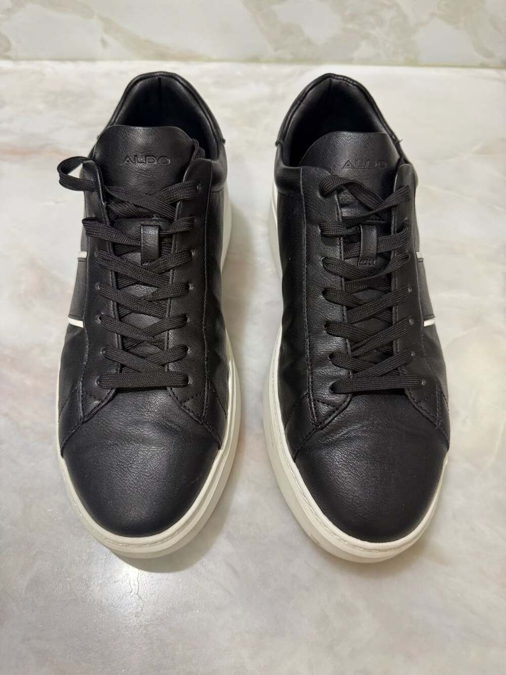 Aldo Paxon Black Men's Low-Top Sneakers